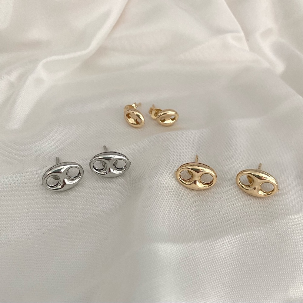 Mariner Puff Stud Earrings